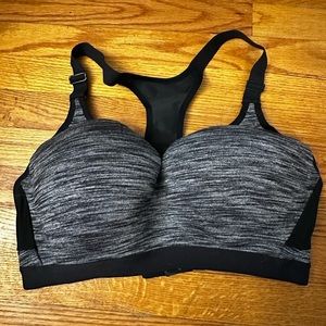 Women’s Victoria Secret Sport High Impact Support Padded Gray Sports Bra 36D